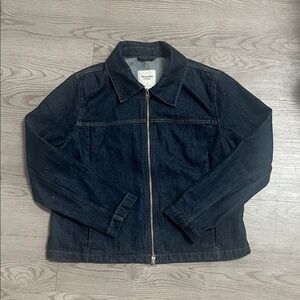 Abercrombie & Fitch Dark Blue Jean Jacket